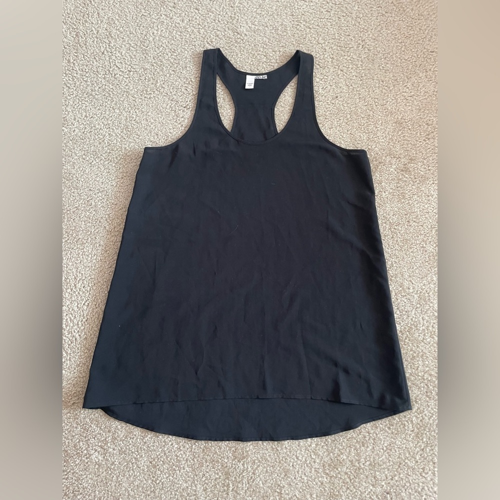 Abound Black Tank Coverup Size L
